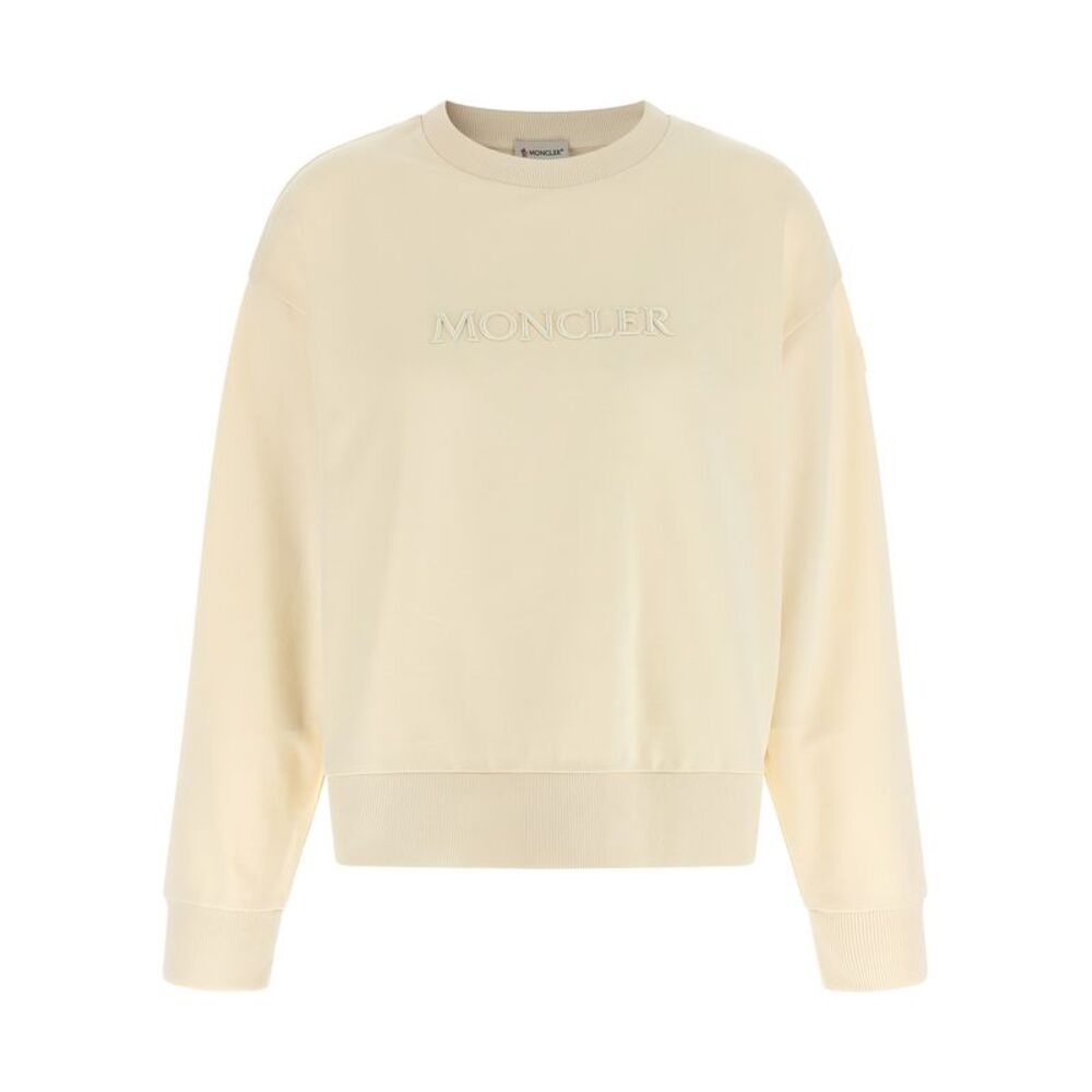Moncler Beige Cotton Women's Sweatshirt